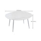 Sintered Stone Dining Table Modern Round Dining Table for Kitchen