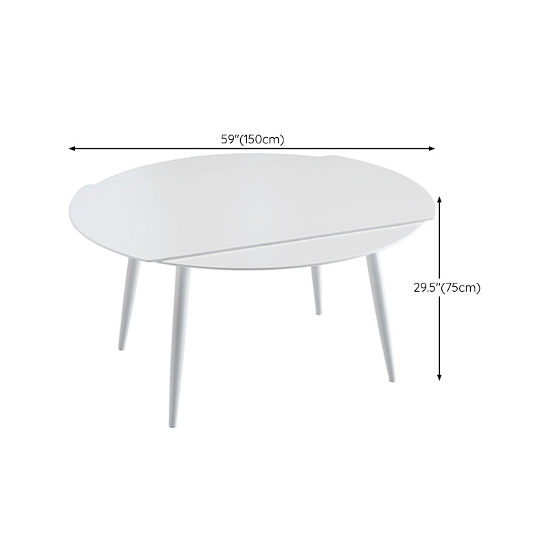 Sintered Stone Dining Table Modern Round Dining Table for Kitchen