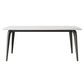 Mesa de comedor rectangular de piedra sinterizada, mesa de comedor moderna para cocina