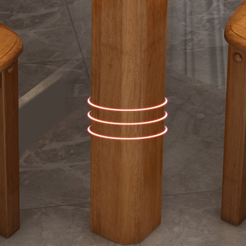 Solid Wood Dining Table Modern Rectangle Dining Table for Dining Room