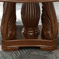 Solid Wood Dining Table Traditional Round Dining Table for Kitchen