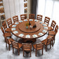 Solid Wood Dining Table Traditional Round Dining Table for Kitchen