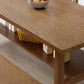 Simplicity Dinette Table Solid Wood Rectangle Dining Room Table in Brown Clearhalo 'Dining Tables & Seating' 'Dining Tables' 'dining_table' 'furn' 'furn_dining_table' 'Furniture' 'Kitchen & Dining Furniture' 6853217