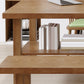 Simplicity Dinette Table Solid Wood Rectangle Dining Room Table in Brown Clearhalo 'Dining Tables & Seating' 'Dining Tables' 'dining_table' 'furn' 'furn_dining_table' 'Furniture' 'Kitchen & Dining Furniture' 6853218