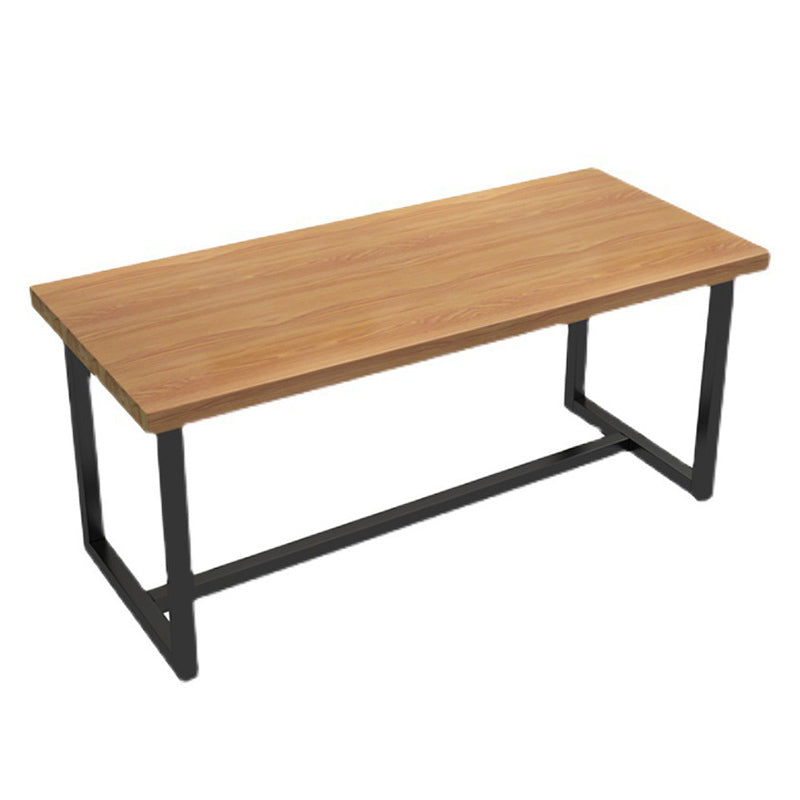 工業用1/5ピースダイニングセット長方形の木製ダイニングテーブルミルクティーショップ