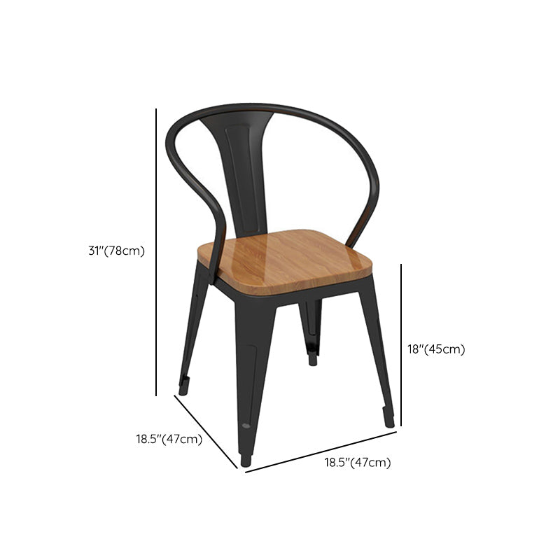 工業用1/5ピースダイニングセット長方形の木製ダイニングテーブルミルクティーショップ