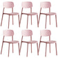 Sillas de comedor de estilo moderno silla de comedor de plástico de plástico