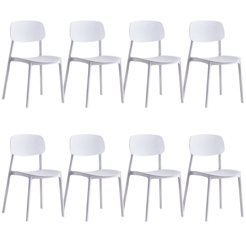 Sillas de comedor de estilo moderno silla de comedor de plástico de plástico