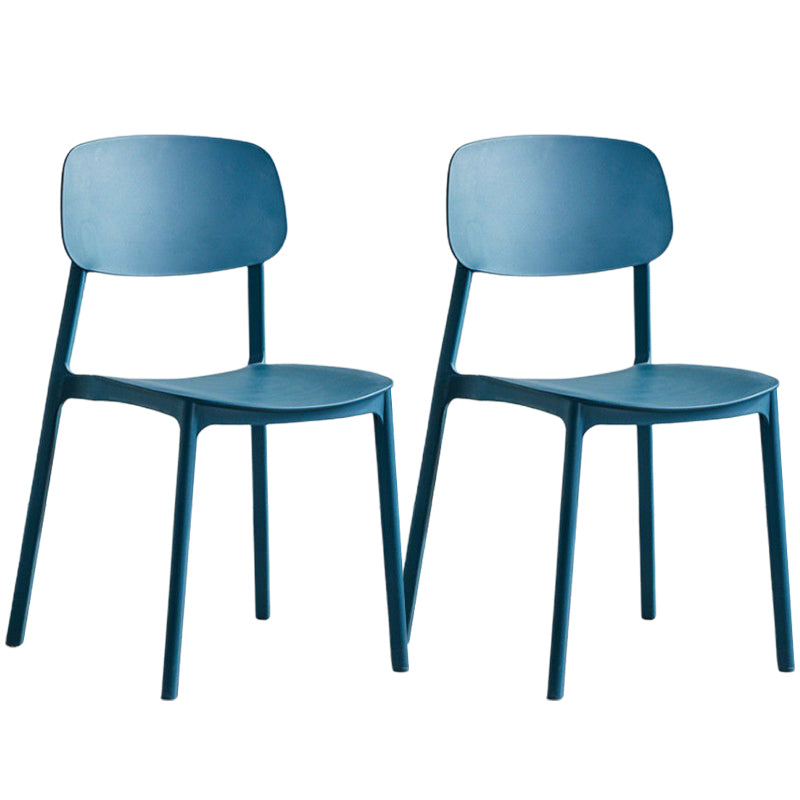Sillas de comedor de estilo moderno silla de comedor de plástico de plástico