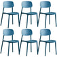 Sillas de comedor de estilo moderno silla de comedor de plástico de plástico