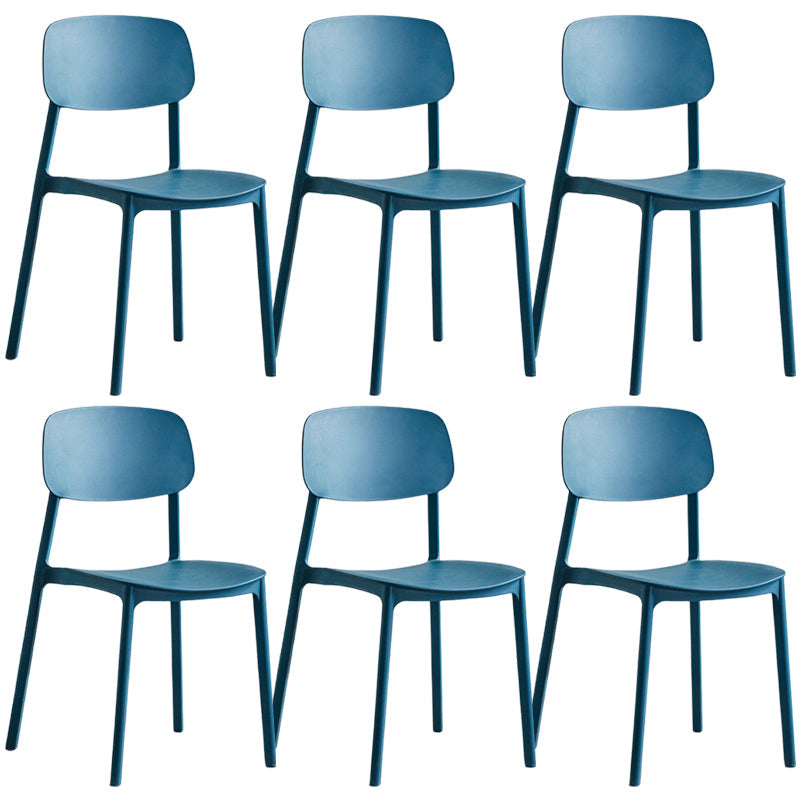 Sillas de comedor de estilo moderno silla de comedor de plástico de plástico