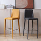 Modern Bar Stool Leather Backrest Counter Stool for Living Room Clearhalo 'Bar Furniture' 'Bar Stools' 'bar_stools' 'furn' 'furn_bar_stools' 'Furniture' 'Kitchen & Dining Furniture' 6853359