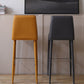Modern Bar Stool Leather Backrest Counter Stool for Living Room Clearhalo 'Bar Furniture' 'Bar Stools' 'bar_stools' 'furn' 'furn_bar_stools' 'Furniture' 'Kitchen & Dining Furniture' 6853362