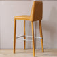 Modern Bar Stool Leather Backrest Counter Stool for Living Room Clearhalo 'Bar Furniture' 'Bar Stools' 'bar_stools' 'furn' 'furn_bar_stools' 'Furniture' 'Kitchen & Dining Furniture' 6853364