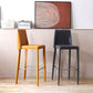 Modern Bar Stool Leather Backrest Counter Stool for Living Room Clearhalo 'Bar Furniture' 'Bar Stools' 'bar_stools' 'furn' 'furn_bar_stools' 'Furniture' 'Kitchen & Dining Furniture' 6853366