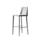 Modern Bar Stool Leather Backrest Counter Stool for Living Room Light Gray 1 Piece Bar Stool(30"H) Clearhalo 'Bar Furniture' 'Bar Stools' 'bar_stools' 'furn' 'furn_bar_stools' 'Furniture' 'Kitchen & Dining Furniture' 6853368