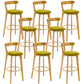 Industrial Backrest Counter Stool Rubber Wood Cafe Bar Stool with Cushion and Pedal Light Green 8 Piece Set Clearhalo 'Bar Furniture' 'Bar Stools' 'bar_stools' 'furn' 'furn_bar_stools' 'Furniture' 'Kitchen & Dining Furniture' 6853688