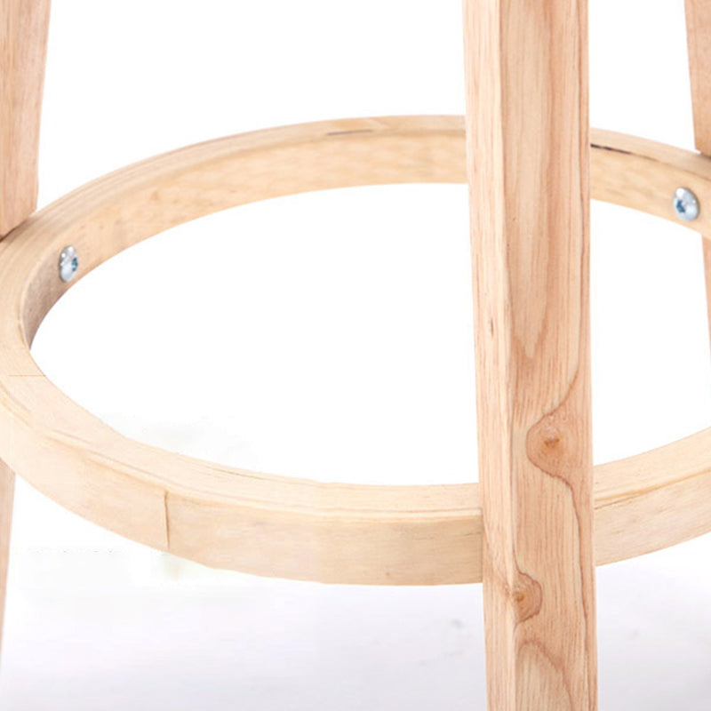 Industriële stijl ronde stoel barkruk houten teller barkruk voor huisgebruik
