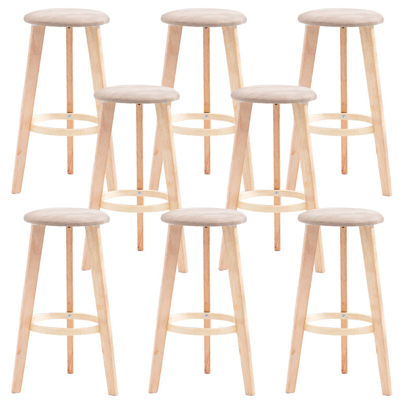 Industriële stijl ronde stoel barkruk houten teller barkruk voor huisgebruik