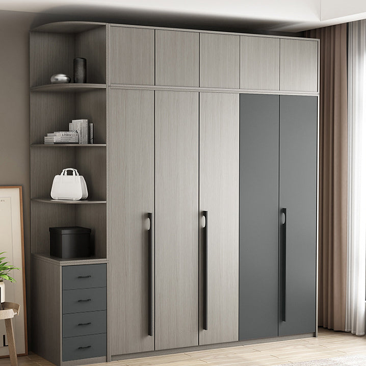 Manufactured Wood Storage Cabinet Modern Cabinet with Hinged Doors