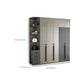 Manufactured Wood Storage Cabinet Modern Cabinet with Hinged Doors