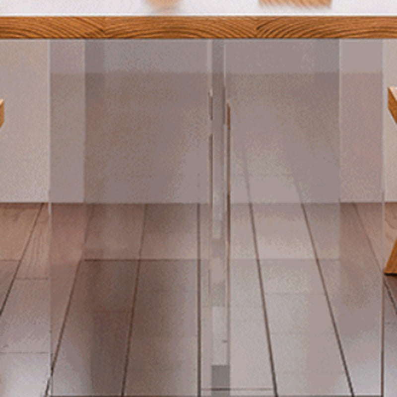 Moderno 1/4/6 pezzi set da pranzo tavolo da pranzo in legno rettangolare per sala da pranzo