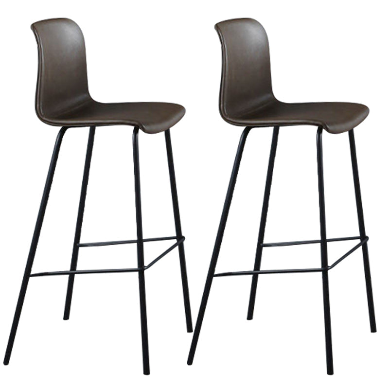 1/2/3 Pieces Pub Table Set Industrial Bar Stool and Table Set Brown 30"H Stools (Set of 2) Clearhalo 'Bar Furniture' 'furn' 'furn_home_bar_bar_sets' 'Furniture' 'Home Bars & Bar Sets' 'home_bar_bar_sets' 'Kitchen & Dining Furniture' 6854016