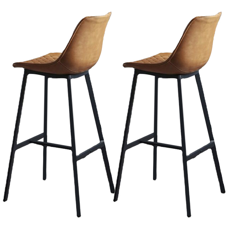 1/2/3 Pieces Pub Table Set Industrial Bar Stool and Table Set Yellow 30"H Stools (Set of 2) Clearhalo 'Bar Furniture' 'furn' 'furn_home_bar_bar_sets' 'Furniture' 'Home Bars & Bar Sets' 'home_bar_bar_sets' 'Kitchen & Dining Furniture' 6854018