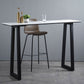 1/2/3 Pieces Pub Table Set Industrial Bar Stool and Table Set 2 Pieces: Table, Brown Stools Clearhalo 'Bar Furniture' 'furn' 'furn_home_bar_bar_sets' 'Furniture' 'Home Bars & Bar Sets' 'home_bar_bar_sets' 'Kitchen & Dining Furniture' 6854024