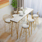 1/4/7 Pieces Pub Dining Set Modern Faux Marble Bar Stool and Table Set Clearhalo 'Bar Furniture' 'furn' 'furn_home_bar_bar_sets' 'Furniture' 'Home Bars & Bar Sets' 'home_bar_bar_sets' 'Kitchen & Dining Furniture' 6854062