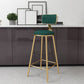 1/4/7 Pieces Pub Dining Set Modern Faux Marble Bar Stool and Table Set Green 30"H Stool (Single) Clearhalo 'Bar Furniture' 'furn' 'furn_home_bar_bar_sets' 'Furniture' 'Home Bars & Bar Sets' 'home_bar_bar_sets' 'Kitchen & Dining Furniture' 6854063