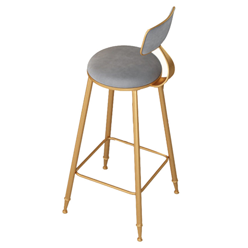 1/4/7 Pieces Pub Dining Set Modern Faux Marble Bar Stool and Table Set Grey 30"H Stool (Single) Clearhalo 'Bar Furniture' 'furn' 'furn_home_bar_bar_sets' 'Furniture' 'Home Bars & Bar Sets' 'home_bar_bar_sets' 'Kitchen & Dining Furniture' 6854065