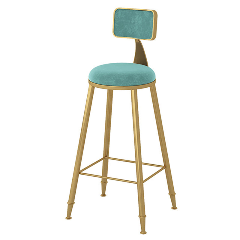 1/4/7 Pieces Pub Dining Set Modern Faux Marble Bar Stool and Table Set Light-Blue 30"H Stool (Single) Clearhalo 'Bar Furniture' 'furn' 'furn_home_bar_bar_sets' 'Furniture' 'Home Bars & Bar Sets' 'home_bar_bar_sets' 'Kitchen & Dining Furniture' 6854072
