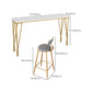 1/4/7 Pieces Pub Dining Set Modern Faux Marble Bar Stool and Table Set Clearhalo 'Bar Furniture' 'furn' 'furn_home_bar_bar_sets' 'Furniture' 'Home Bars & Bar Sets' 'home_bar_bar_sets' 'Kitchen & Dining Furniture' 6854081