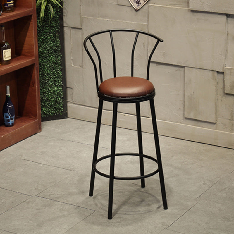 1/4/7 Pieces Pub Dining Set Rectangular Counter Height Pub Set Black 30"H Stool (Single) Clearhalo 'Bar Furniture' 'furn' 'furn_home_bar_bar_sets' 'Furniture' 'Home Bars & Bar Sets' 'home_bar_bar_sets' 'Kitchen & Dining Furniture' 6854098