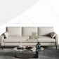 Modern Leather Standard Sofa Stain Resistant Settee with Legs