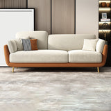 Scandinavian Hair Pin Legs Sofa Pillow Top Arm Seating for Apartment