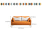 Contemporary Sofa with 2 Pillows Square Arm Living Room Seating Clearhalo 'furn' 'furn_sofas' 'Furniture' 'Living Room Furniture' 'Sofa' 'sofas' 6855175