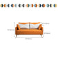 Contemporary Sofa with 2 Pillows Square Arm Living Room Seating Clearhalo 'furn' 'furn_sofas' 'Furniture' 'Living Room Furniture' 'Sofa' 'sofas' 6855176