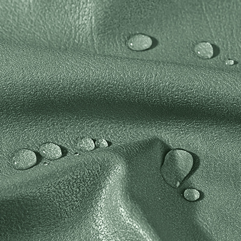 Schuine arm faux lederen sofa Nordic 26 "h zitplaatsen met een enkel kussen