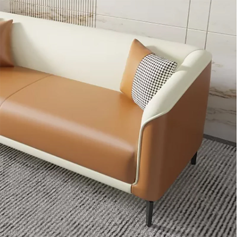 Picchiere da soggiorno a sedere per braccio a pedaggio in ecopelle contemporanee.
