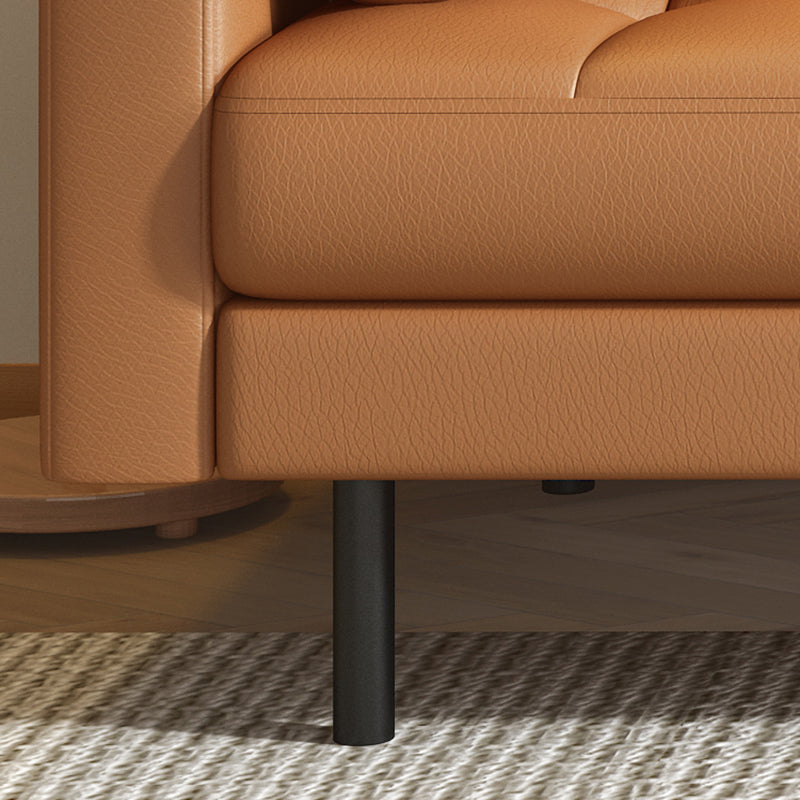 Cuscini di divano di braccia quadrati industriali inclusi il divano posteriore con gambe metalliche