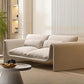 Stationary Solid Color Settee Modern Standard Sofa for Living Room