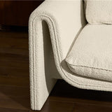 Stationary Solid Color Settee Modern Standard Sofa for Living Room