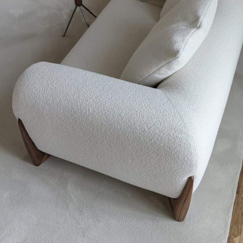 Contemporary Solid Color Settee Foam Single Cushion Seat Sofa for Living Room Clearhalo 'furn' 'furn_sofas' 'Furniture' 'Living Room Furniture' 'Sofa' 'sofas' 6855666