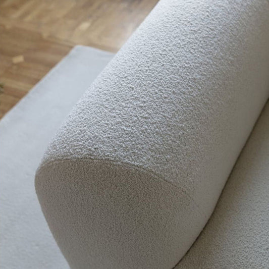 Contemporary Solid Color Settee Foam Single Cushion Seat Sofa for Living Room