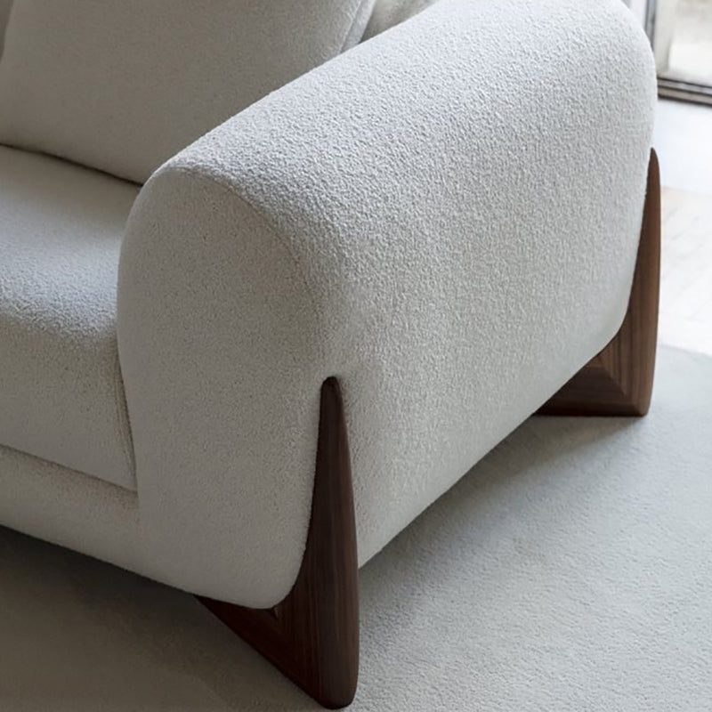 Contemporary Solid Color Settee Foam Single Cushion Seat Sofa for Living Room Clearhalo 'furn' 'furn_sofas' 'Furniture' 'Living Room Furniture' 'Sofa' 'sofas' 6855669