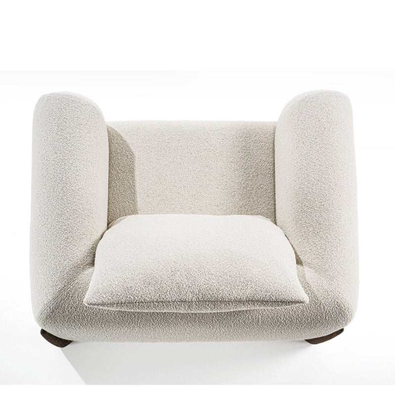 Couleur solide contemporain mousse de mousse de mousse unique Sofa de siège pour le salon