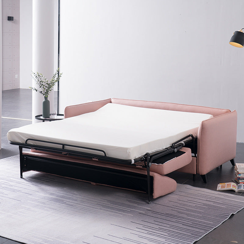 Vaste kleur bank bed lederen bank vierkante armbank bodem voor appartement