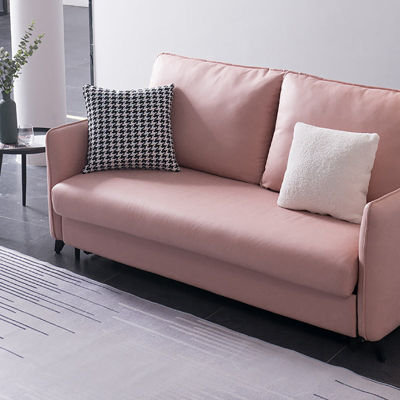 Vaste kleur bank bed lederen bank vierkante armbank bodem voor appartement